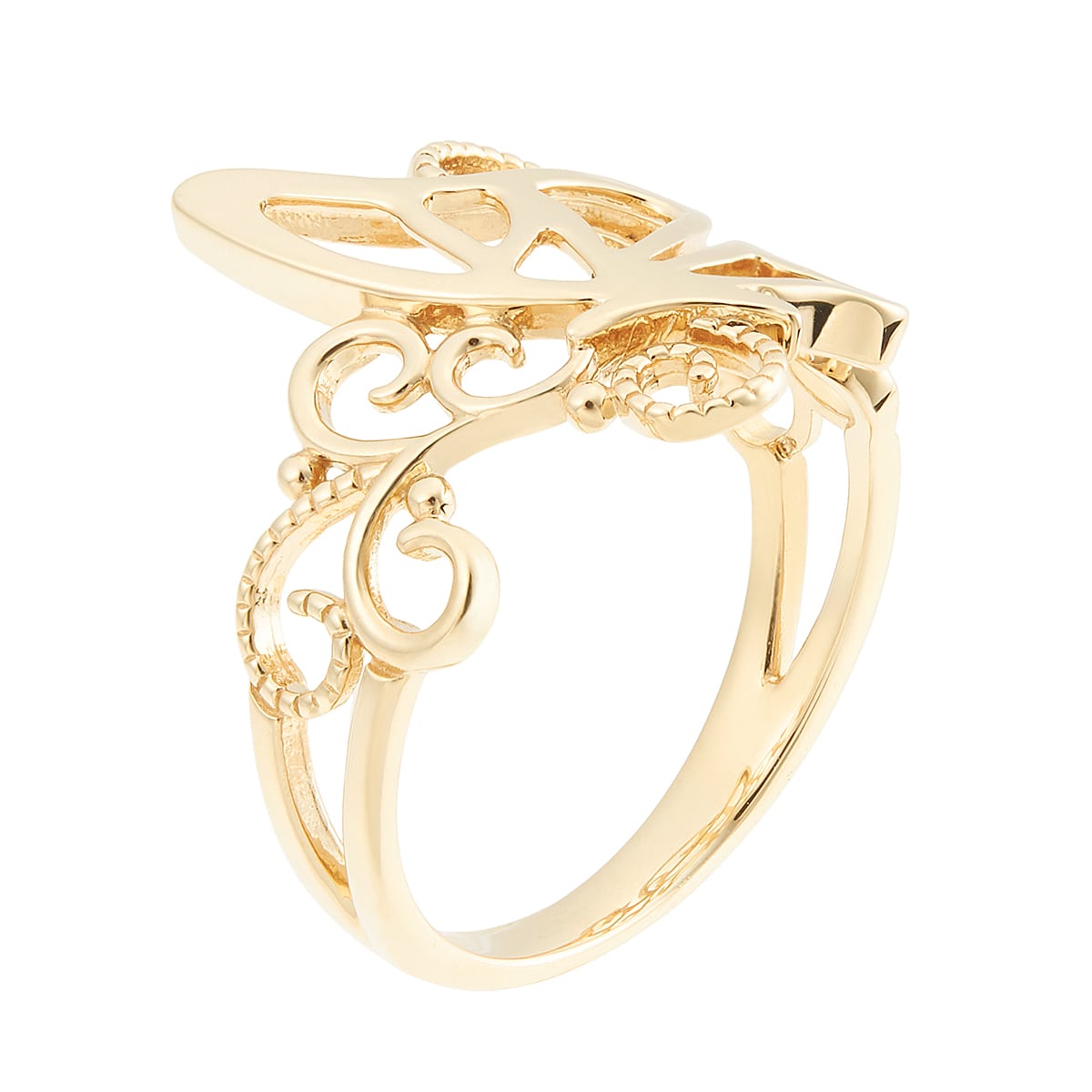 K10イエローゴールドリング(RFR872-001)|TSUTSUMI（ジュエリーツツミ