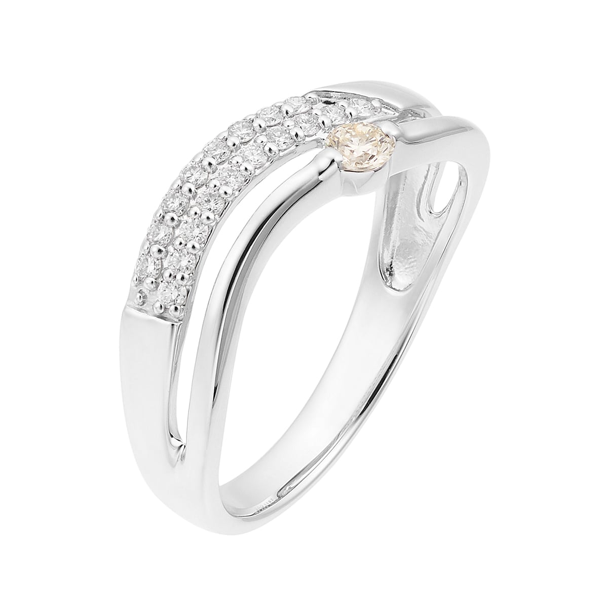 プラチナ鑑定書付ダイヤモンドリング（0.07カラット）(RKR368