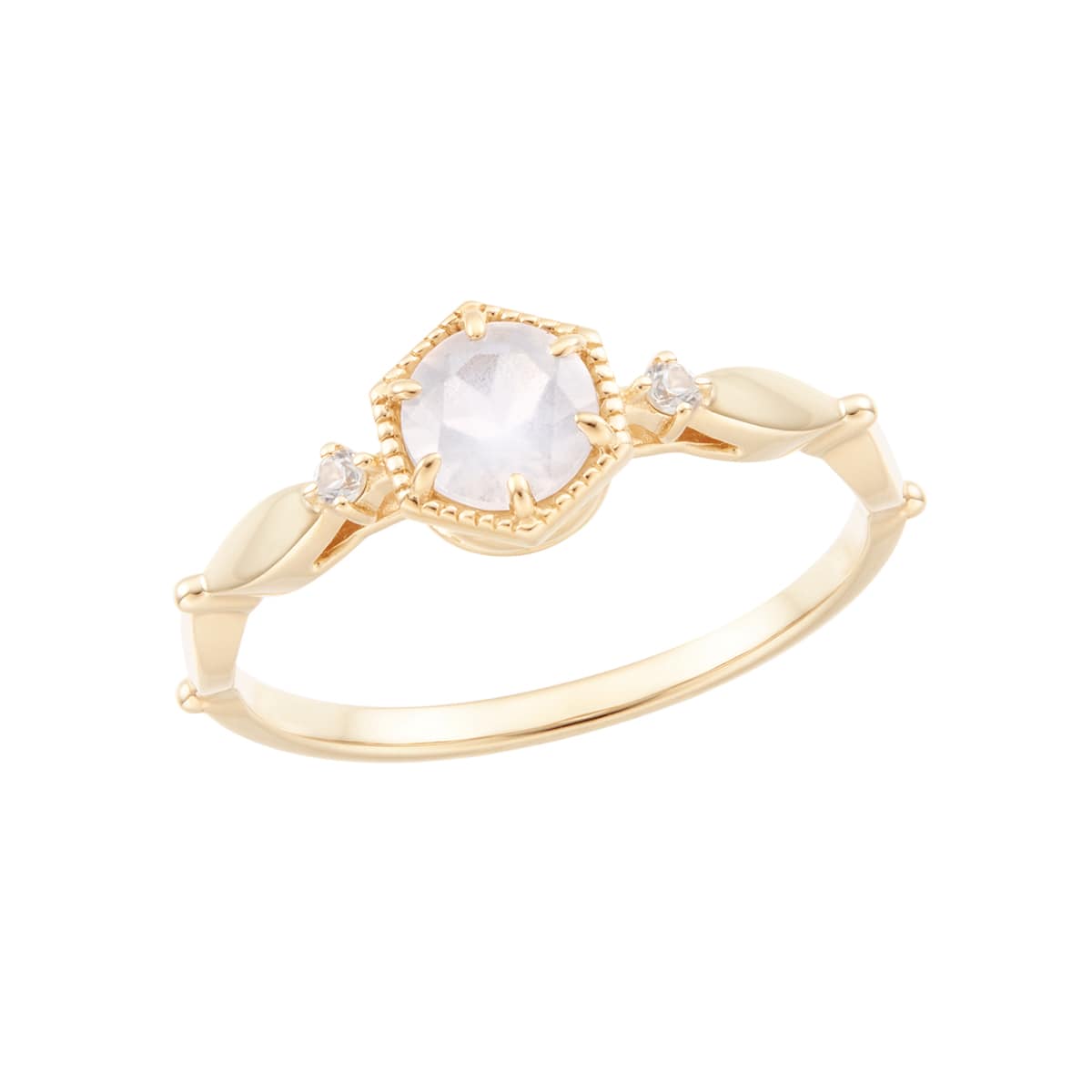 K10イエローゴールドブルームーンストーンリング(RFR045-002)|TSUTSUMI