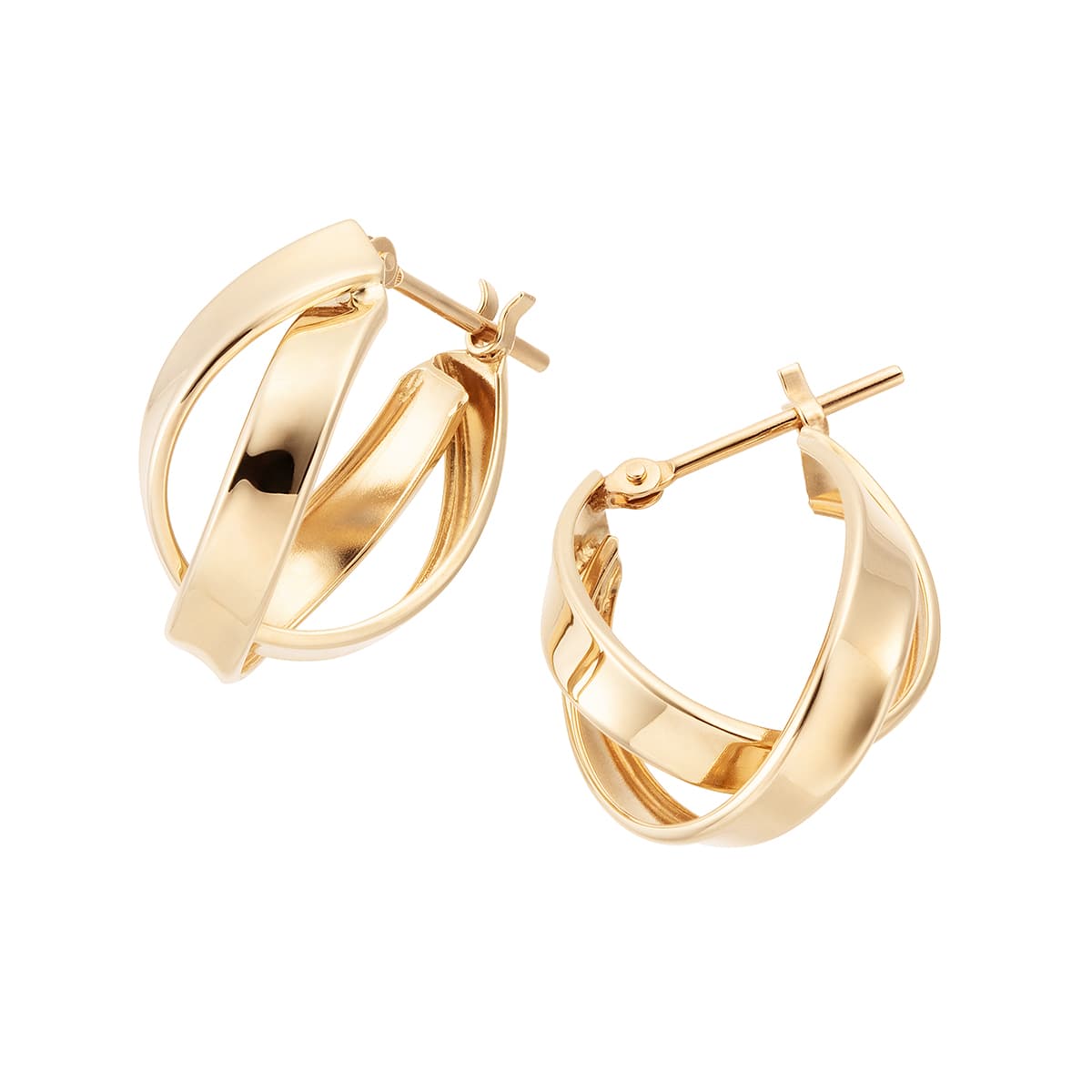 K10イエローゴールドアルマンダインガーネットピアス(RPE333-001