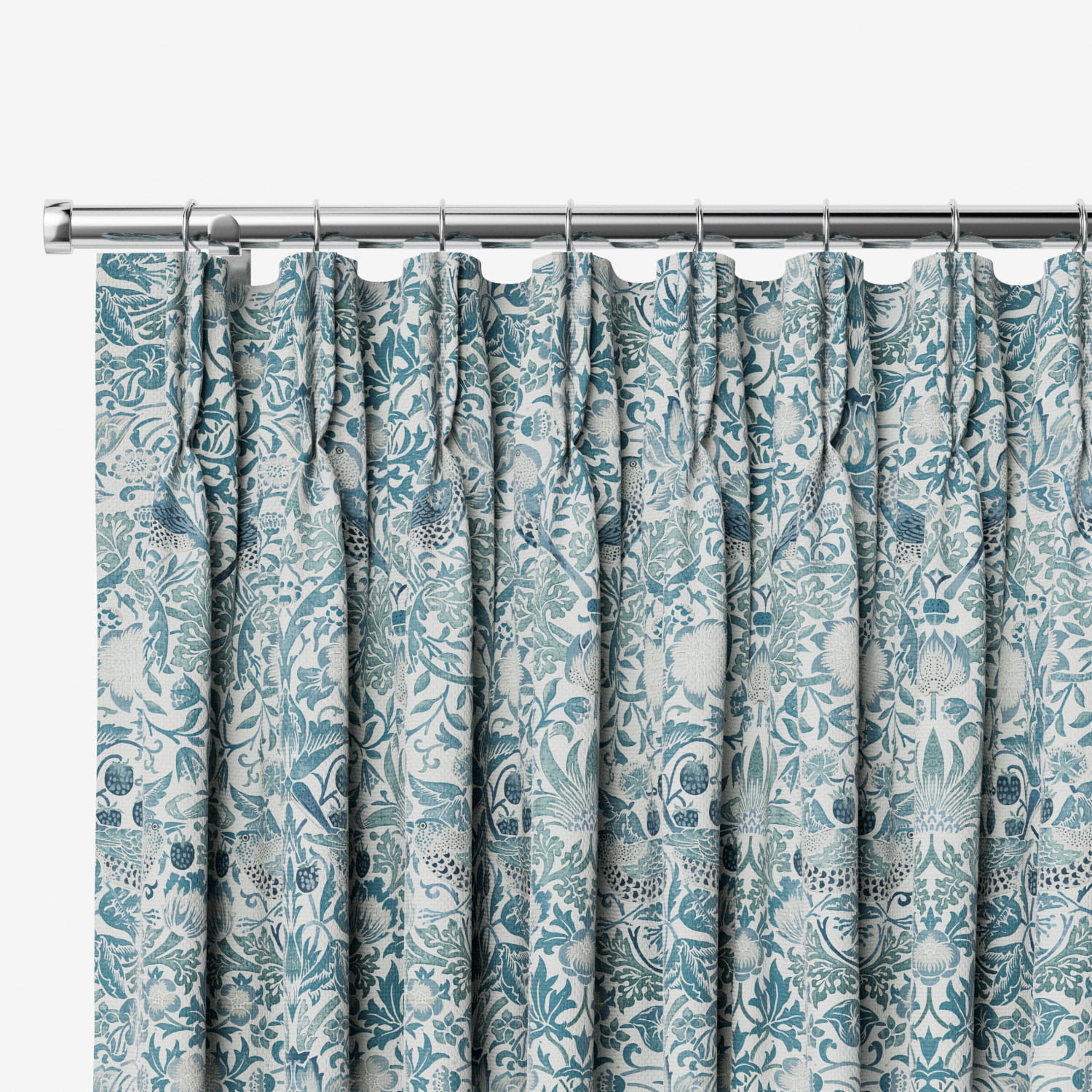 ウィリアムモリス いちご泥棒 スカイ カーテン