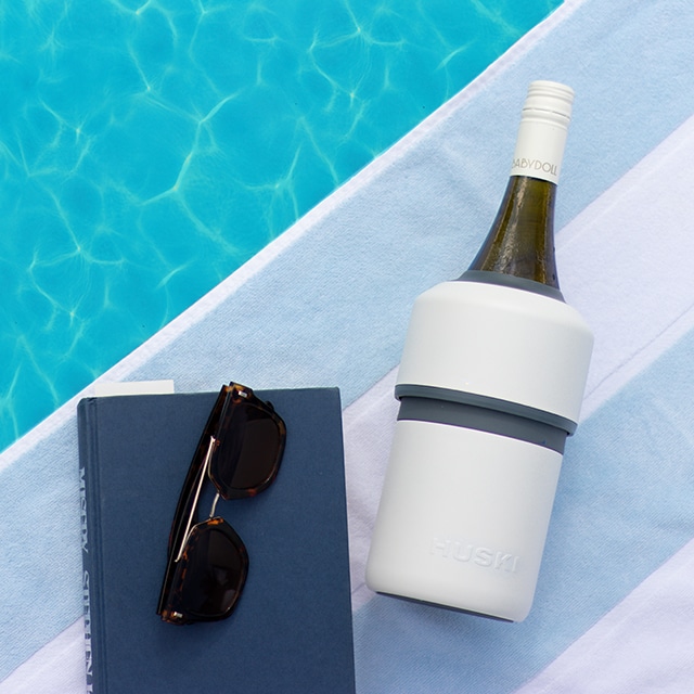 使い方簡単！氷や保冷剤不要のワインクーラー ハスキー ホワイト