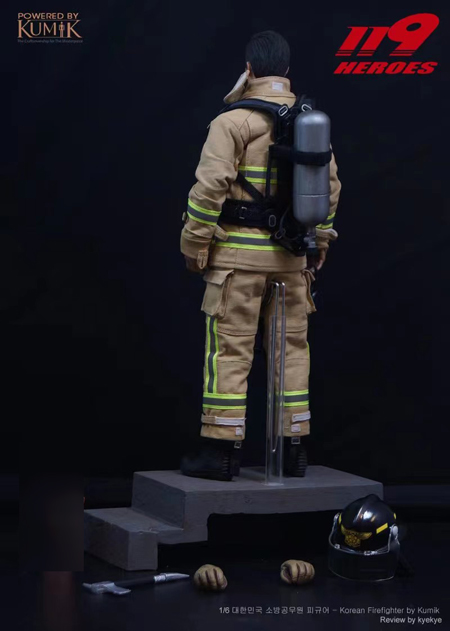 Kumik】KMF23-F02A 1/6 119 Heroes Korean Firefighter 韓国 消防士 1