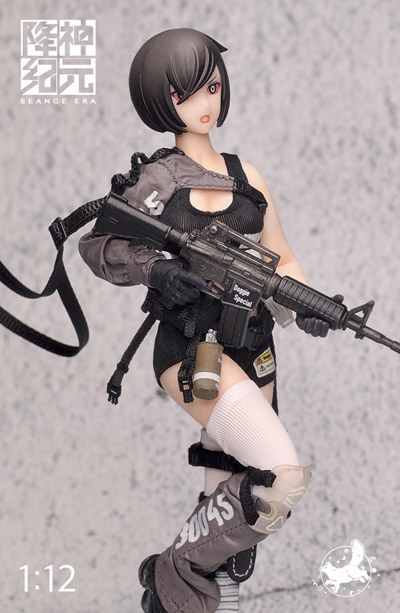 LYNXPULSE】SE001 1/12 降神紀元 ケルベロス 女性兵士 1/12スケール
