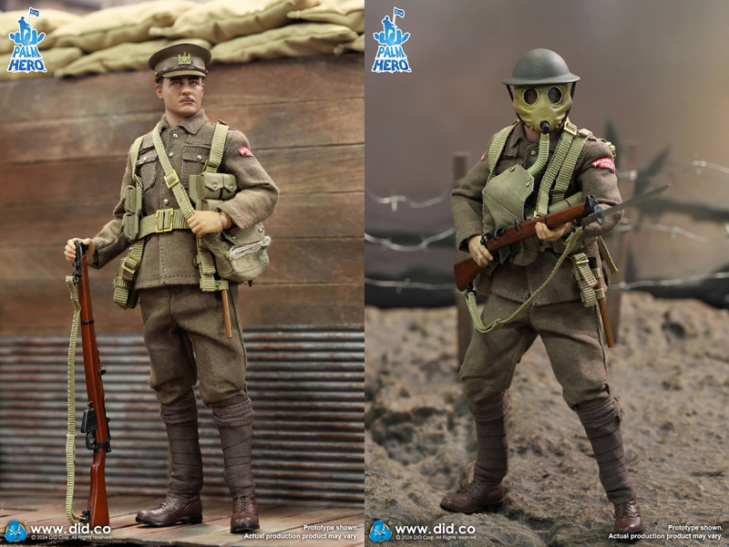 DID】XB80028 1/12 British Infantry - Albert Brown 第一次世界大戦