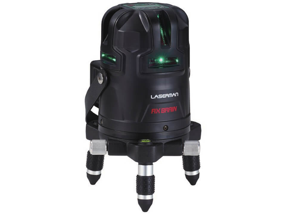 アックスブレーン LVE-8G 高輝度電子整準式グリーンレーザー墨出し器