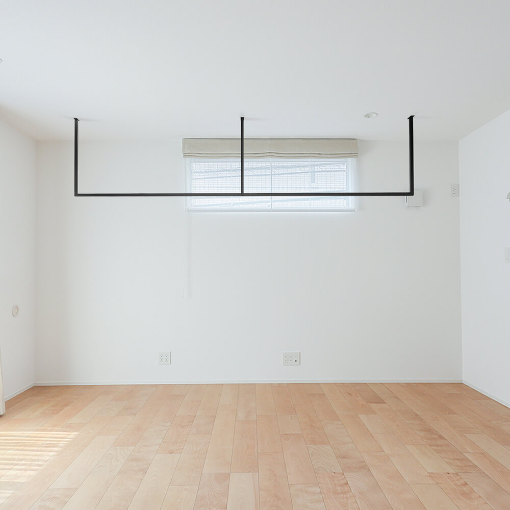 森田アルミ工業 E型-オーダーカット KAC99E-BK ブラック 天井付け