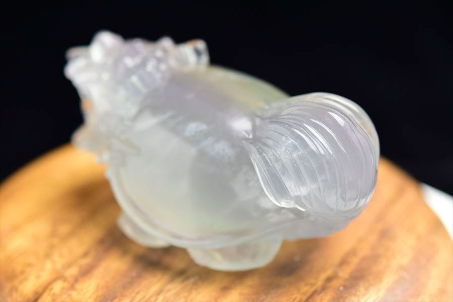 龍亀 ロングイ 置物｜フローライト（蛍石）｜風水置物