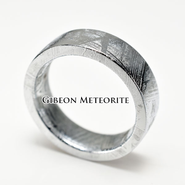 ギベオン隕石 メテオライト リング 指輪【ナミビア産】【鉄質隕石