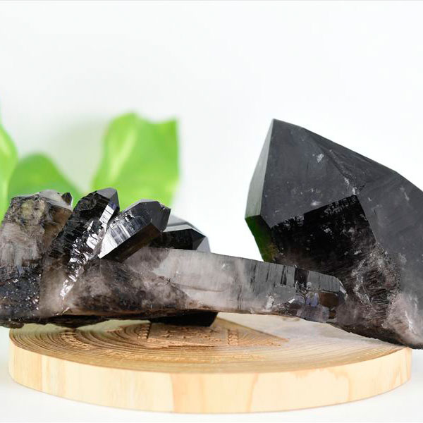 アーカンソー産 黒水晶（スモーキークォーツ）クラスター原石｜原産地