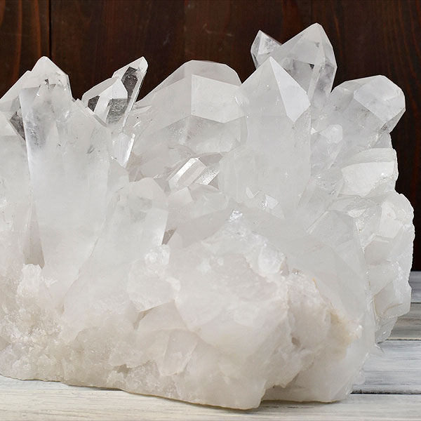 大きめ 水晶クラスター原石（ブラジル・バイーア）｜アップストーン