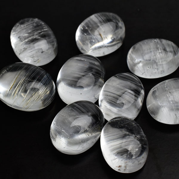 ◇種類おまかせ◇ニードルイントパーズ 天然トパーズ ルース タンブル