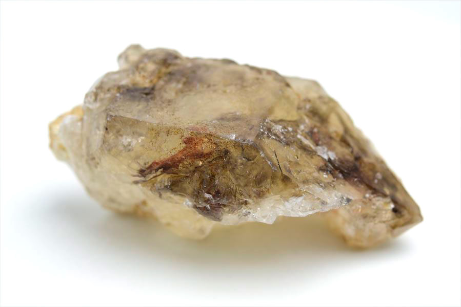 アリゲータークォーツ（ジャカレー水晶）エレスチャル原石｜アップ