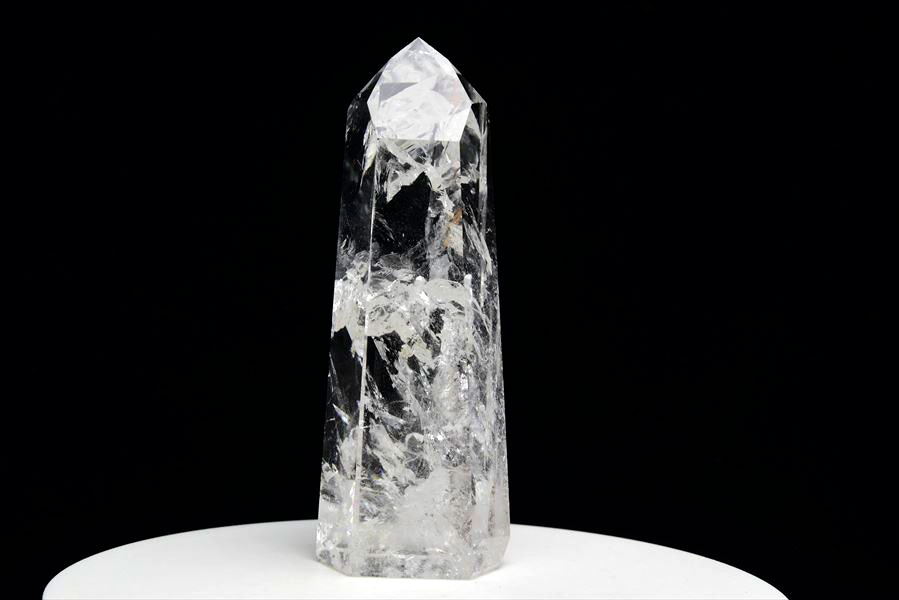 ◇虹入り◇水晶ポイント 六角柱【ブラジル・バイーア州セントセ産