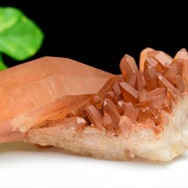 タンジェリンクォーツ（蜜柑水晶）タンジェリン水晶 クラスター