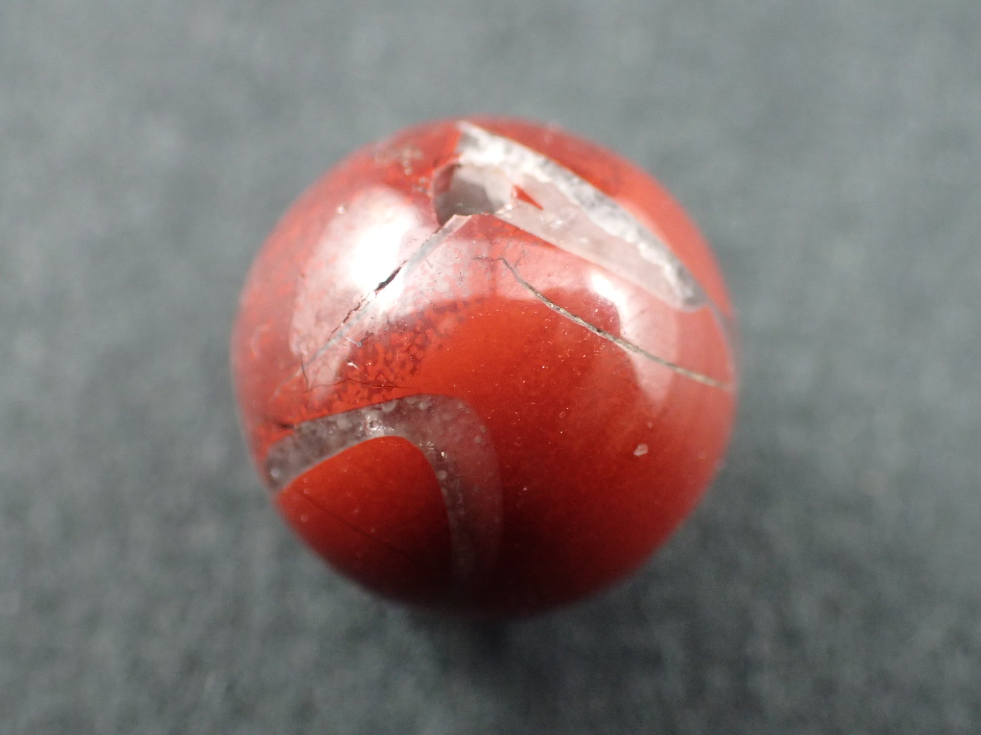 最高品質佐渡赤玉石/赤石(SADO AKADAMA) ビーズ 新潟県佐渡市産 ｜石の