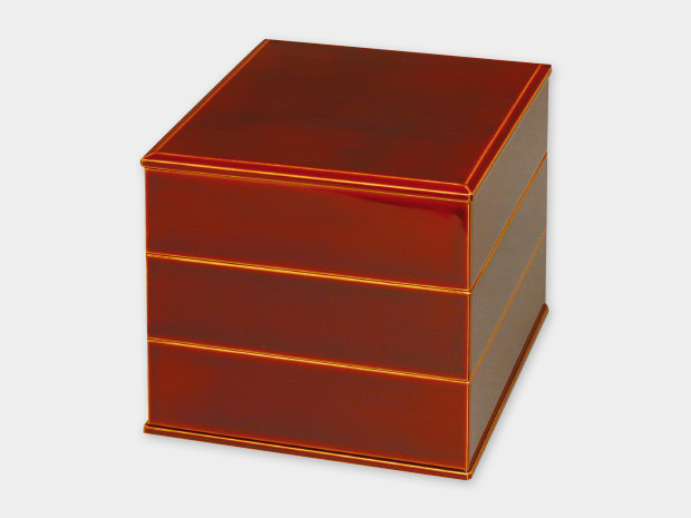 飛騨春慶塗 5.5寸三段重（重箱） - 飛騨高山の伝統工芸 飛騨春慶塗