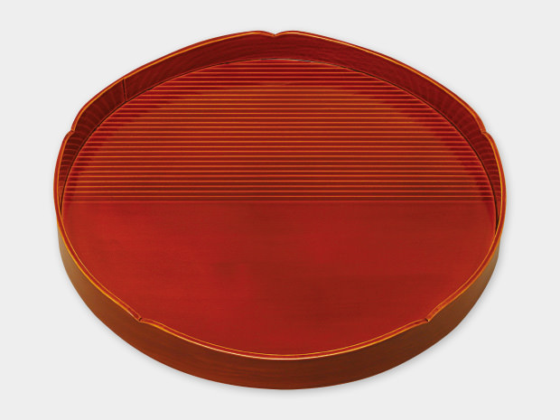 飛騨春慶塗 梅型盆 尺 - 飛騨高山の伝統工芸 飛騨春慶塗製造元 山田春慶店