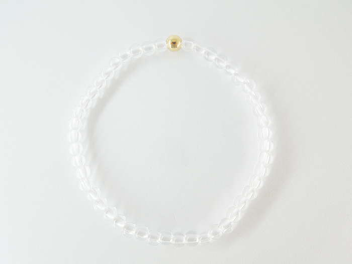 Cotubu】水晶4mmブレス14kgf入 お数珠の安田念珠店へ｜総本山御用達