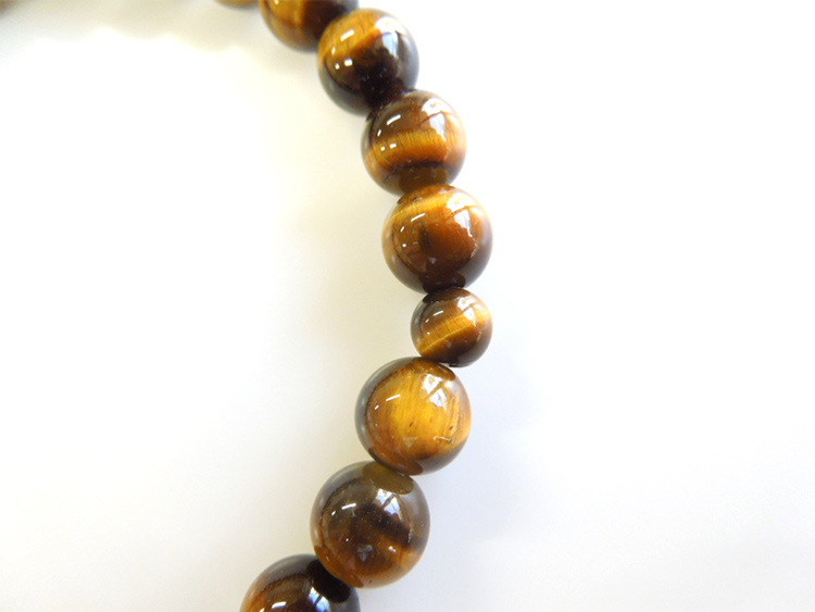 虎目石7mmブレス共仕立 お数珠の安田念珠店へ｜総本山御用達 安田念珠