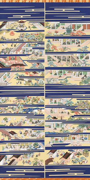 仏書・仏画の掛け軸 佐々将吉作 親鸞聖人御絵伝