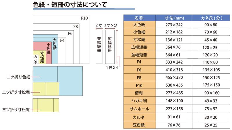小色紙 梅印 (ドーサ引) 画仙紙筋目入り (10枚パック) | ゆめ画材