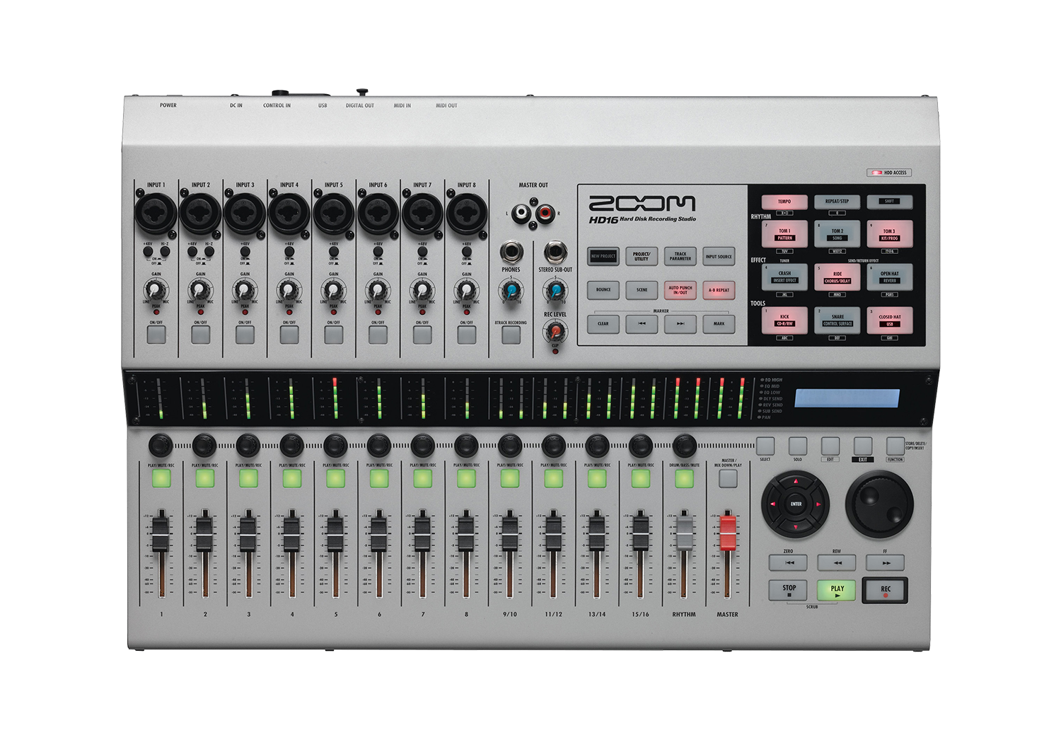 HD16 Hard Disk Recording Studio | Zoom