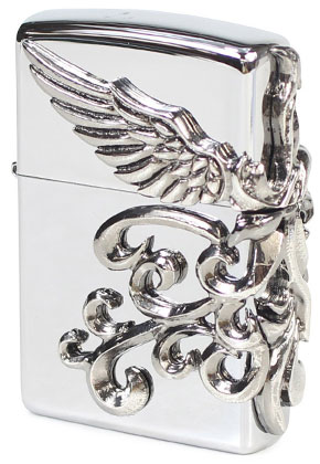 ZIPPO】ジッポー：250 PHOENIX(B)/ニッケルメタル
