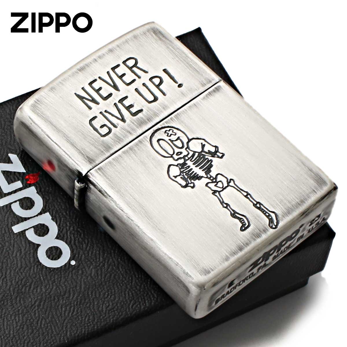 Zippo ジッポー スカル ドクロ 骸骨 ユーズド仕上げ FUNNY SKULL USED