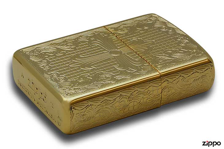 Zippo ジッポー アーマー クロス 十字架 Cross 5面加工 金メッキ ARMOR