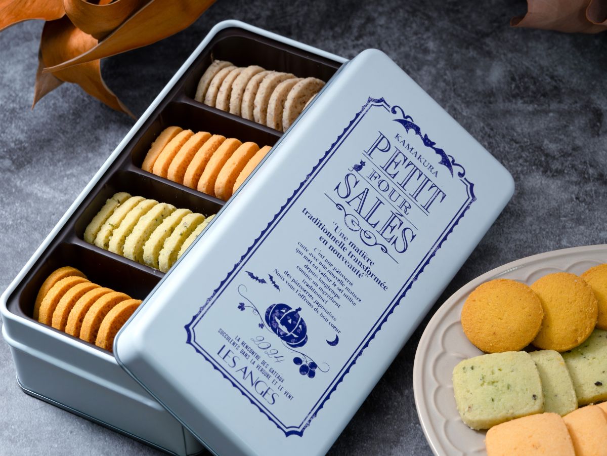 鎌倉レ・ザンジュ 一番人気の一番人気のクッキー缶に秋限定「プティ