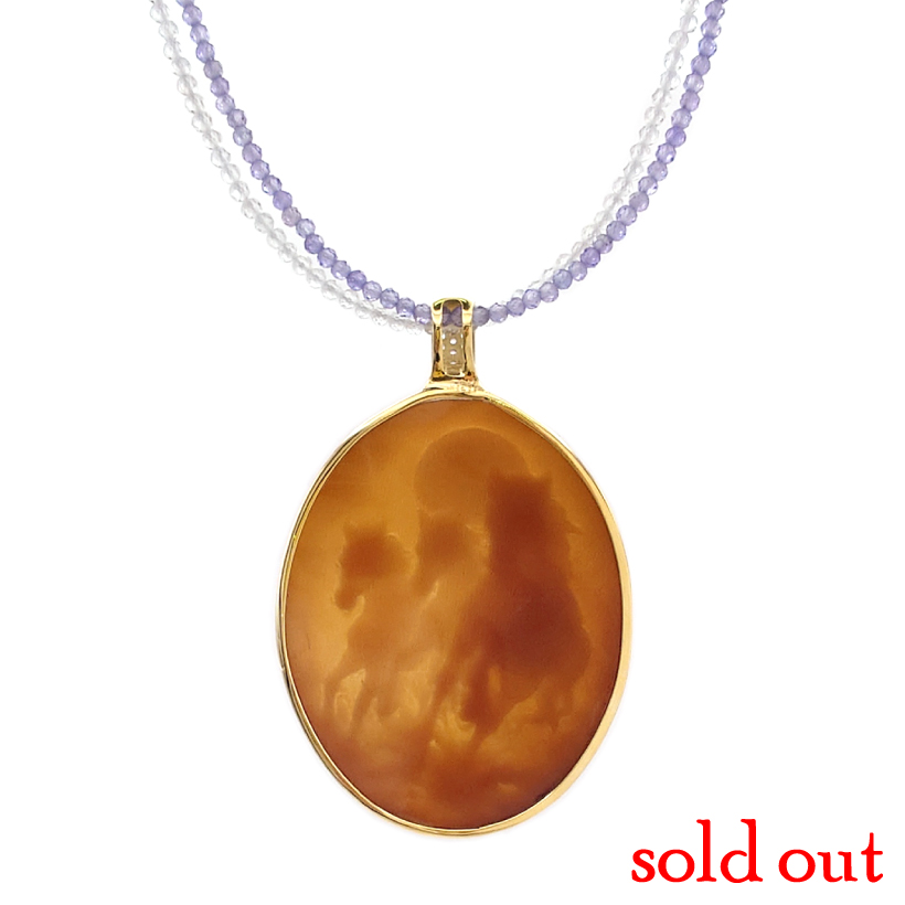 疾走感が印象的な馬カメオネックレス – 柳澤商会 ジュエリーカタログ