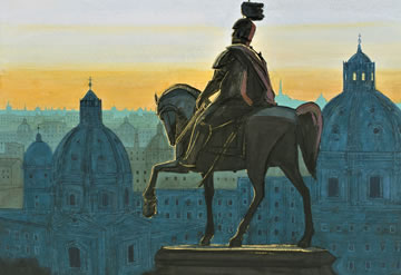 日本画家 柳沢正人 作品集｜イタリアを描く