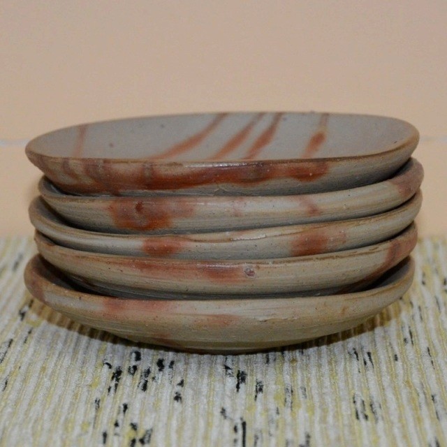 商品詳細｜suehiro11｜備前ヒダスキ銘々皿5枚組｜55000円｜[備前焼