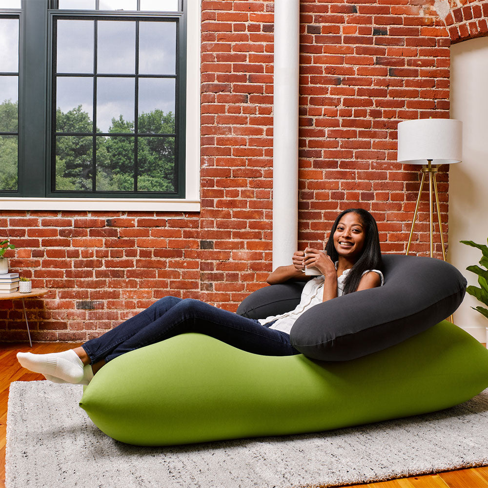 ヨギボーミディ赤とサポート紫 ヨギボーミディ赤とサポート紫 Yogibo