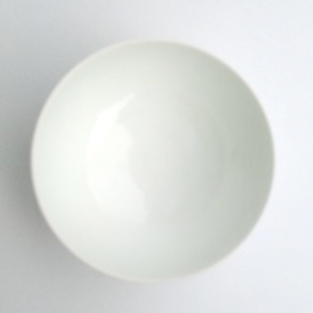 矢鋪與左衛門窯-白磁飯碗-