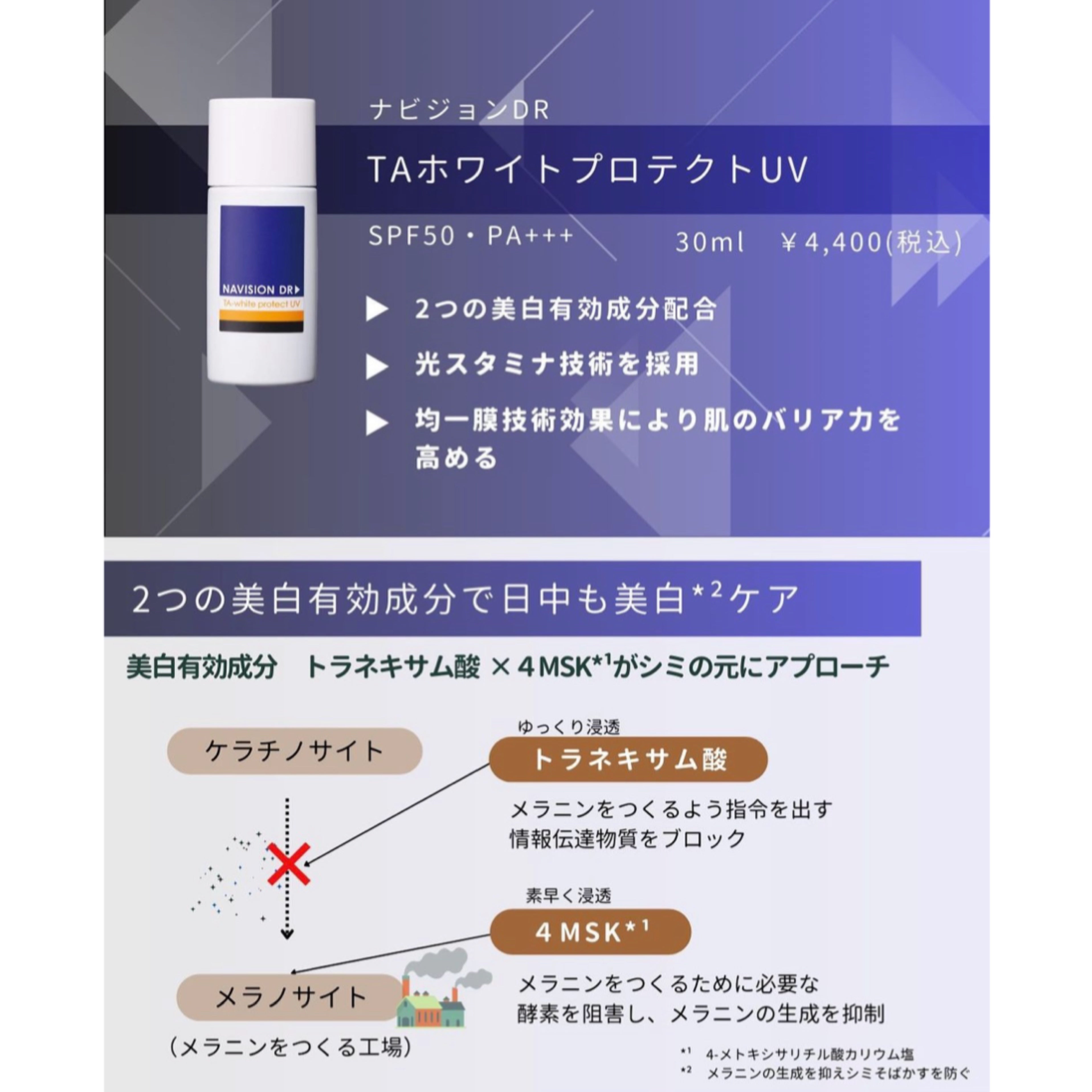 ナビジョンDR TAホワイトプロテクトUV（医薬部外品）｜ドクターズ