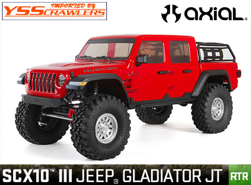 Axial SCX10 III ジープ グラディエーター JT RTR！[レッド