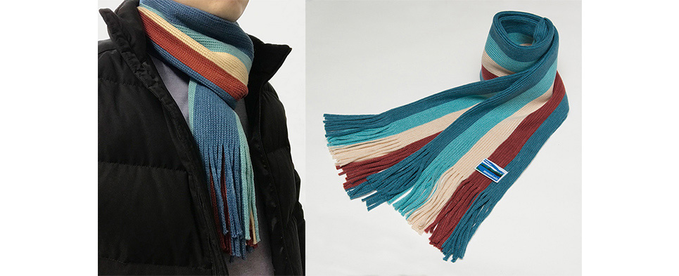 ゆるキャン△ 志摩リンのストライプマフラー - グッズ｜アニメ『ゆる