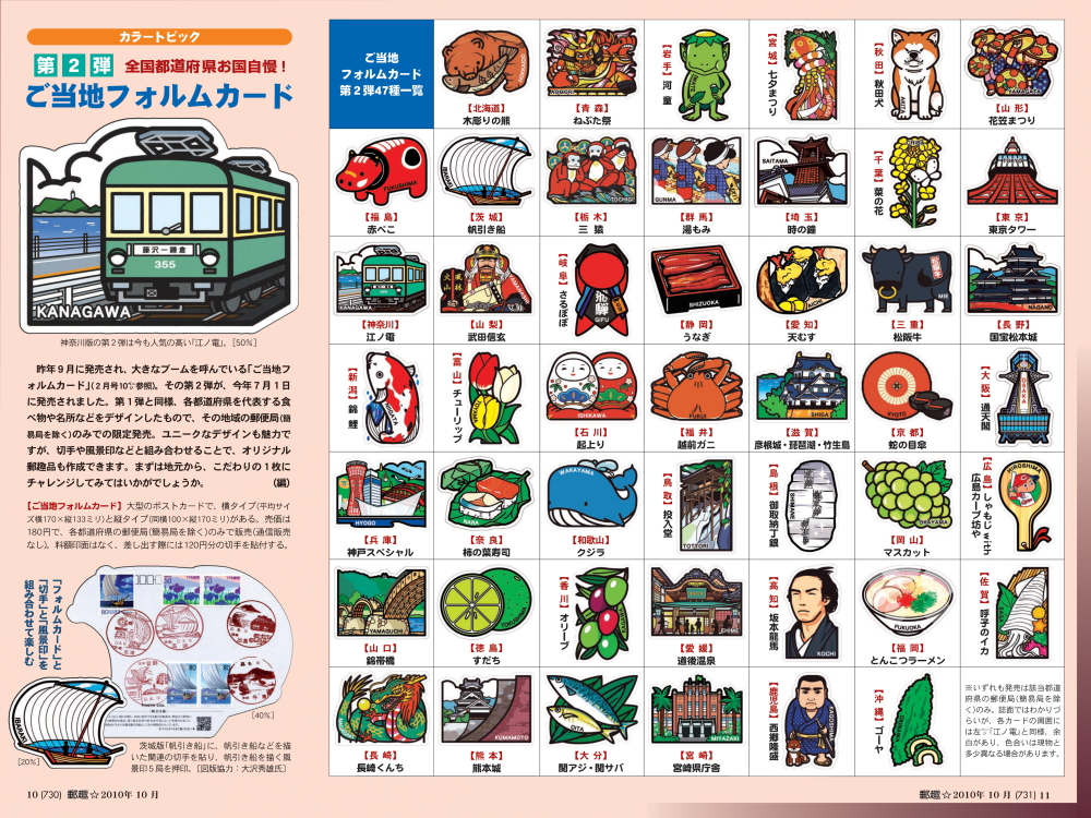 都道府県別 - ちょっと変わったポストカード