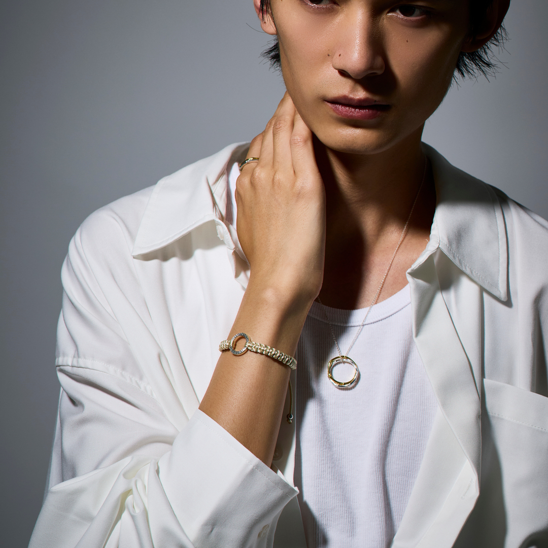 Bracelet -Dawn- Champagne Gold シルバー ブレスレット – yuzen-official
