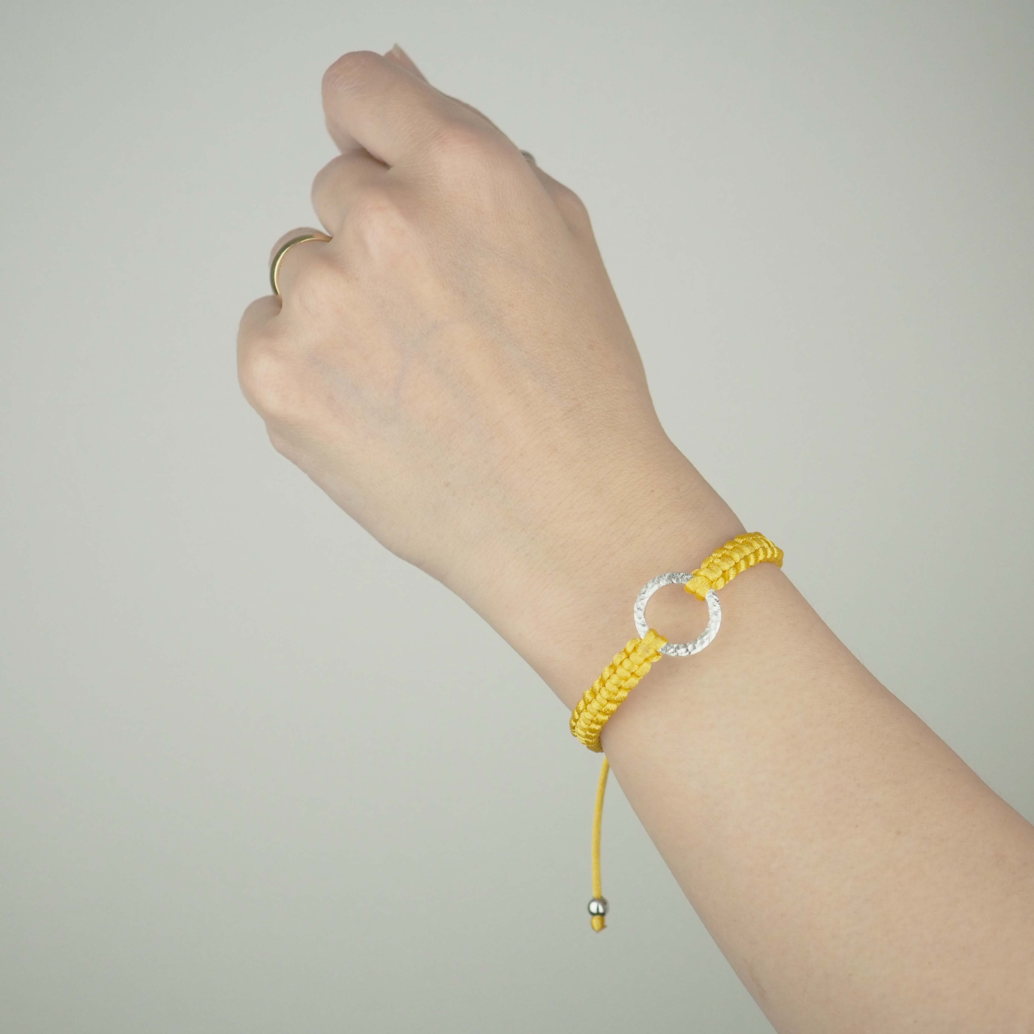 Bracelet -Dawn- Noble Yellow シルバー ブレスレット– yuzen-official