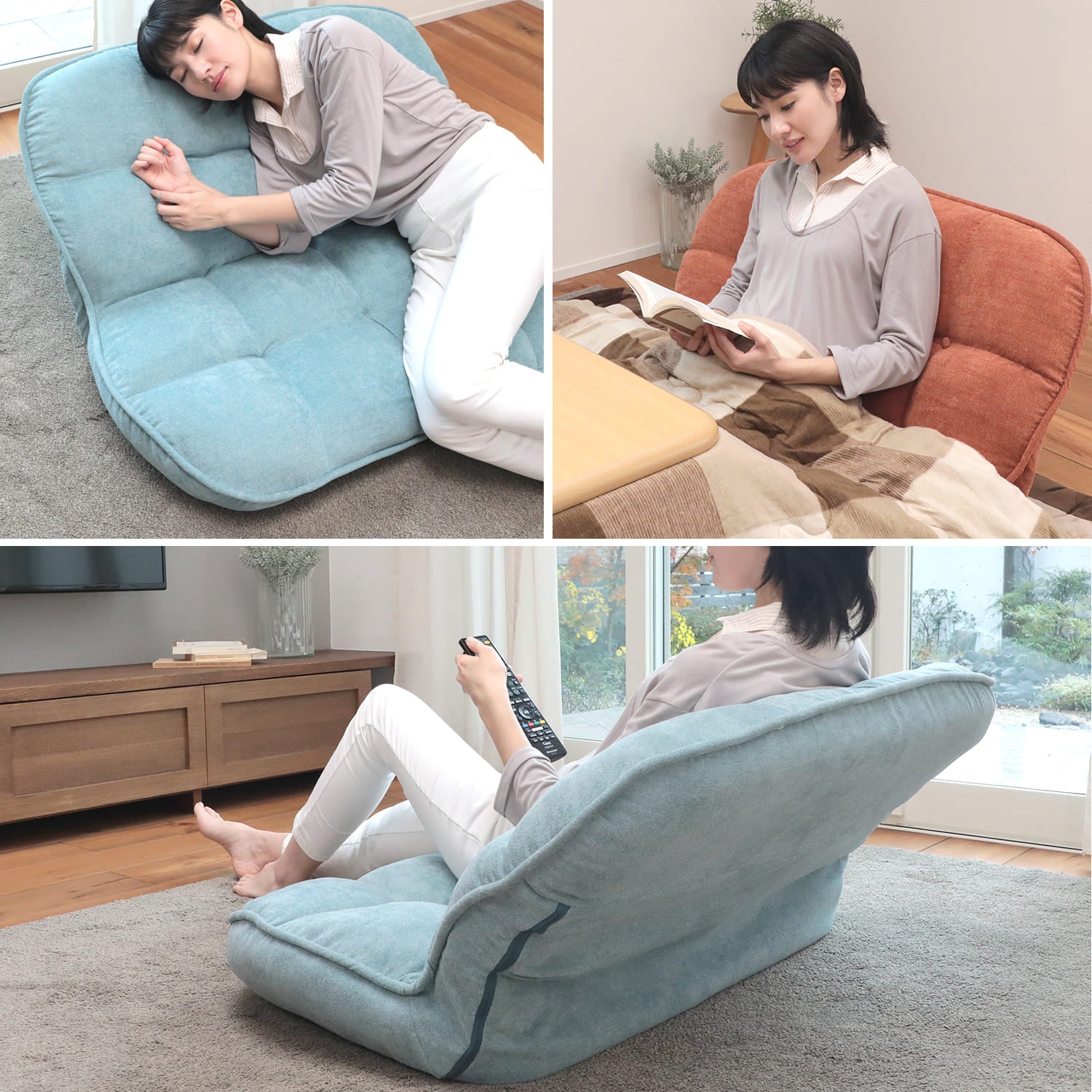 ふんわりモコモコのリクライニングソファ – 座椅子生活｜公式ECサイト