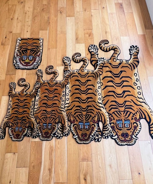 HIGHTIDE（ハイタイド） ラグ ラグマット Tibetan Tiger Rug H1-75