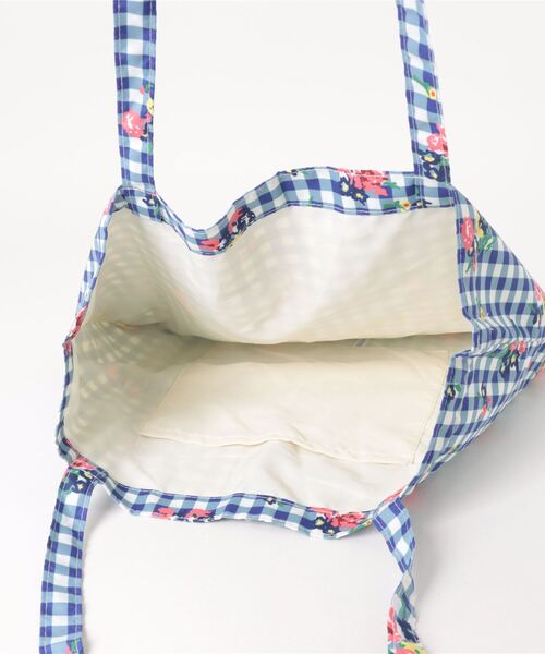 TONE SELECT GOODS トートバッグ Liaa/ギンガムチェック柄 花柄 トート