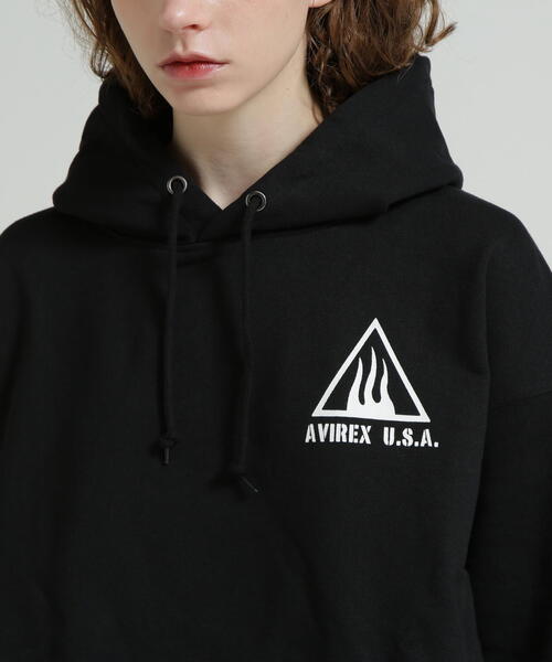 AVIREX（アヴィレックス） パーカー 「WEB＆DEPOT限定」BLACK SCORPION