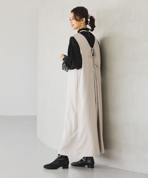 studio CLIP（スタディオクリップ） ジャンパースカート 2WAYリボン