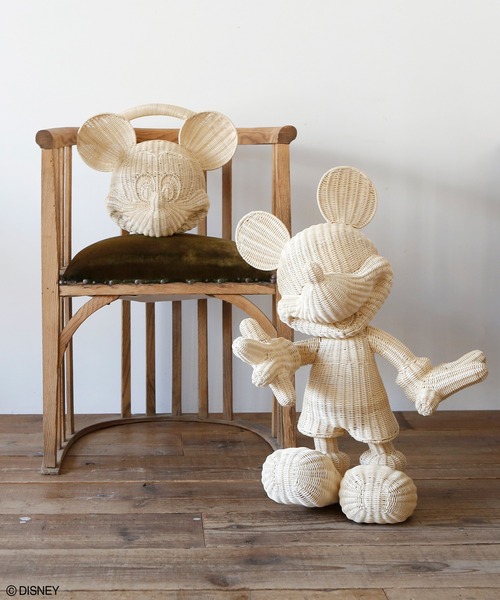 Disney（ディズニー） インテリア ミッキーマウス/ラタンオブジェ