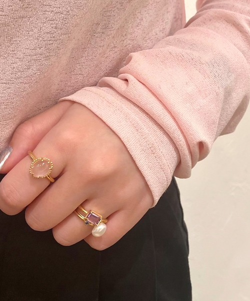 NOIR DE POUPEE（ノワールドプーペ） 指輪 リング bonbon オクタゴン