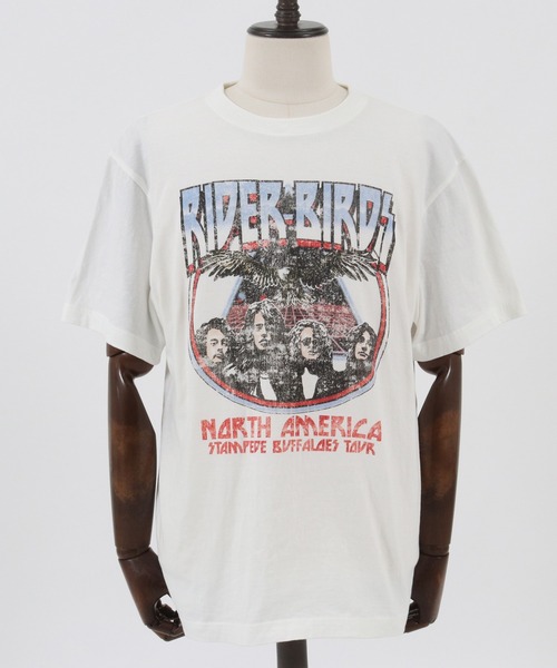 CAMBIO（カンビオ） tシャツ mt7674- プリントT（Fictitiousバンド） T